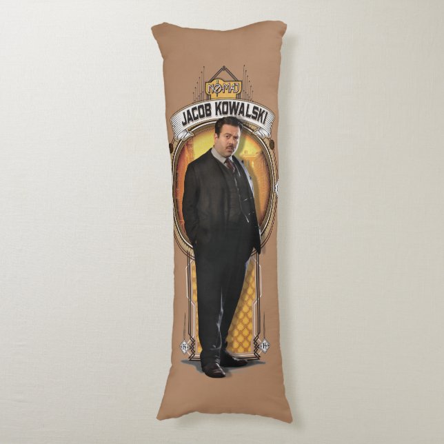 JACOB KOWALSKI™ Art Deco Panel Kroppskudde (Framsidan Vertikal)