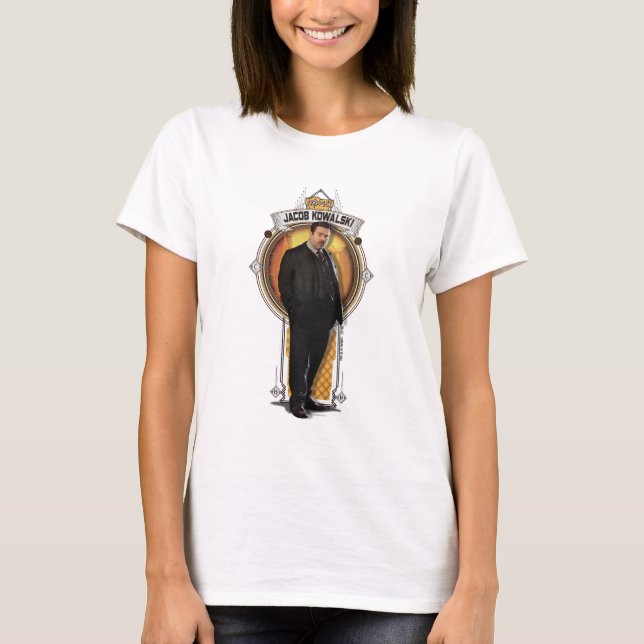 JACOB KOWALSKI™ Art Deco Panel Tee Shirt (Framsida)