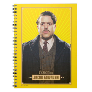 Jacob Kowalski Character Graphic Anteckningsbok