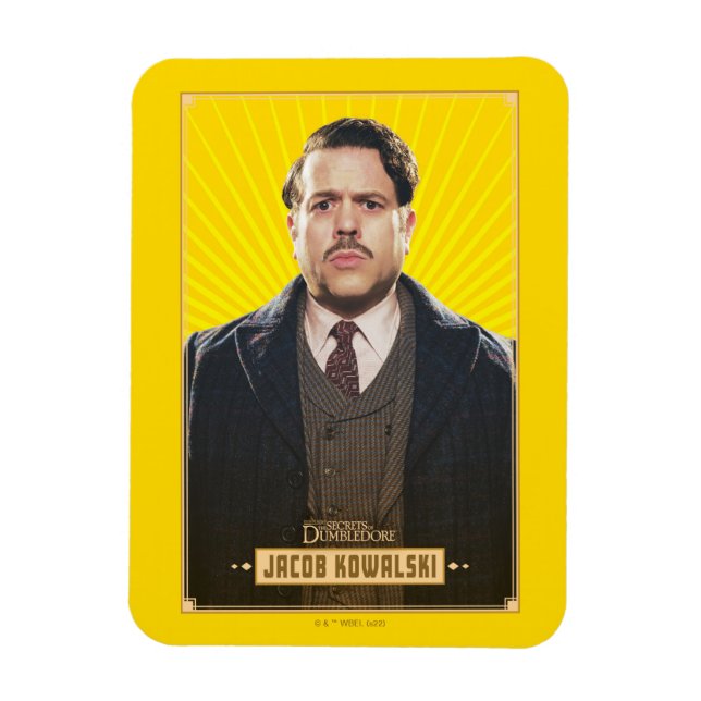 Jacob Kowalski Character Graphic Magnet (Vertikal)