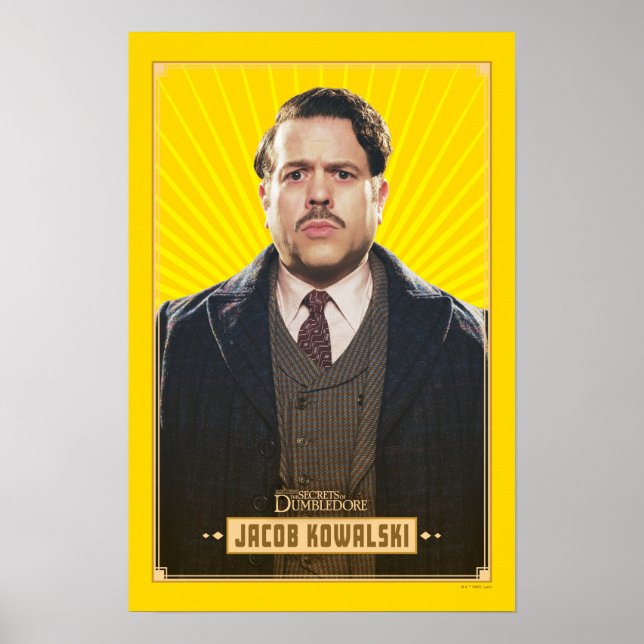 Jacob Kowalski Character Graphic Poster (Framsidan)