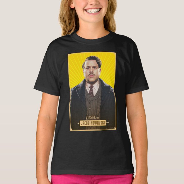 Jacob Kowalski Character Graphic T Shirt (Framsida)
