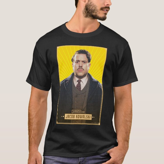 Jacob Kowalski Character Graphic T Shirt (Framsida)