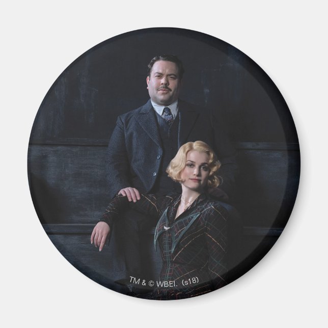 JACOB KOWALSKI™ och QUEENIE GOLDSTEIN™ Photo Magnet (Framsidan)