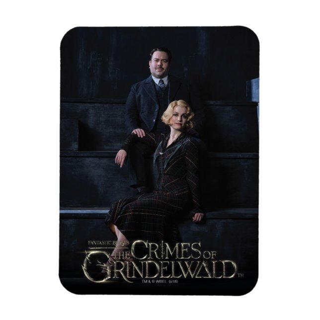 JACOB KOWALSKI™ och QUEENIE GOLDSTEIN™ Photo Magnet (Vertikal)