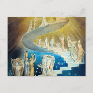 Jacob Ladder av William Blake Vykort