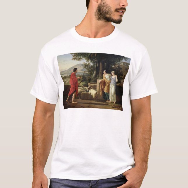 Jacob med döttrarna av Laban, 1787 Tee Shirt (Framsida)