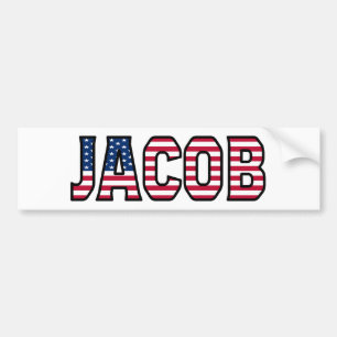 Jacob Namn Vorname USA Aufkleber Sticker Auto Bildekal