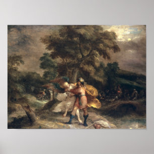 Jacob och ängeln poster