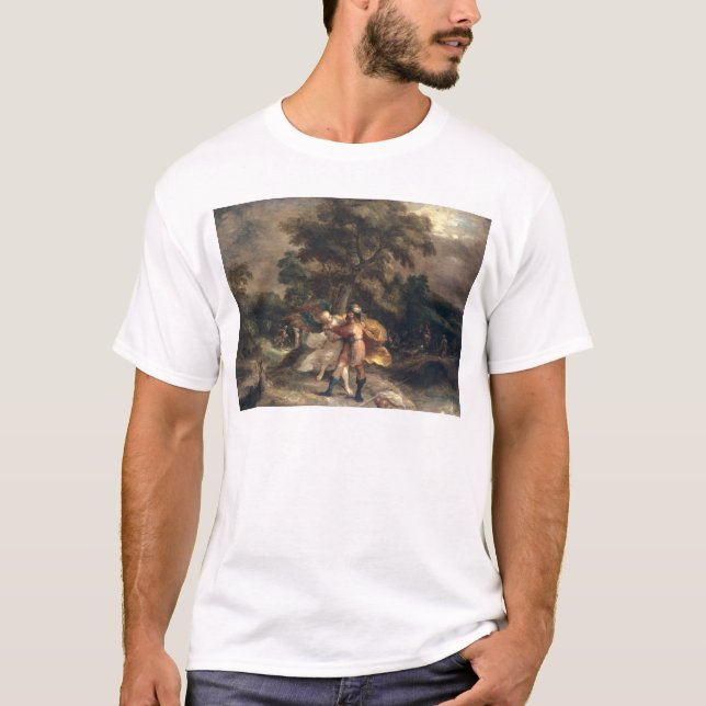 Jacob och ängeln tee shirt (Framsida)