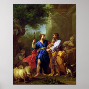 Jacob och Laban, före 1737 Poster