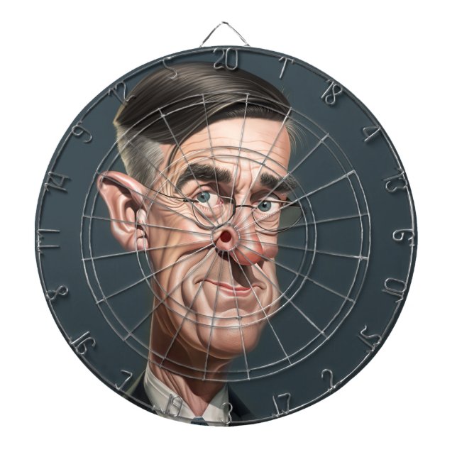 Jacob_Rees-Mogg Dartboard Darttavla (Framsidan)