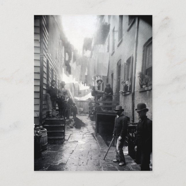 Jacob Riis Bandit's Roost Vykort (Framsida)