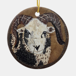 Jacob Sheep Dubbla Sided Ornament