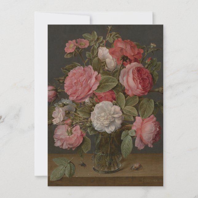 Jacob van Hulsdonck - Ro i Glass Vas Inbjudningar (Framsida)