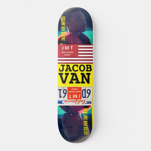 JACOB VAN JMT 8 1/4-tums Skateboard Deck (Framsida)