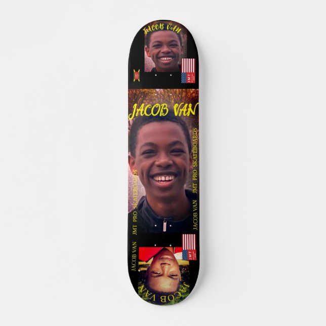JACOB VAN OFFICIELL JMT 7 3/4-tums Skateboard Deck (Framsida)