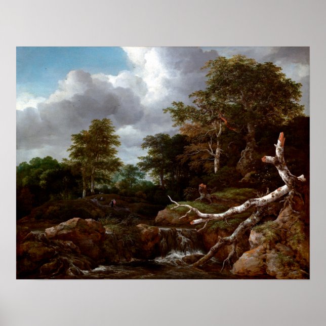Jacob van Ruisdael Forest Scene Poster (Framsidan)