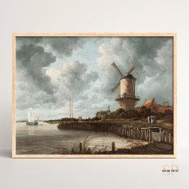 Jacob van Ruisdael Kvarn vid Wijk bij Duurstede Poster