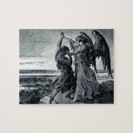 Jacob Wrestles med ängeln (Gen. 32:24-32) Pussel