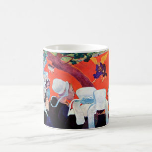 Jacob Wrestling med ängeln, Gauguin Kaffemugg