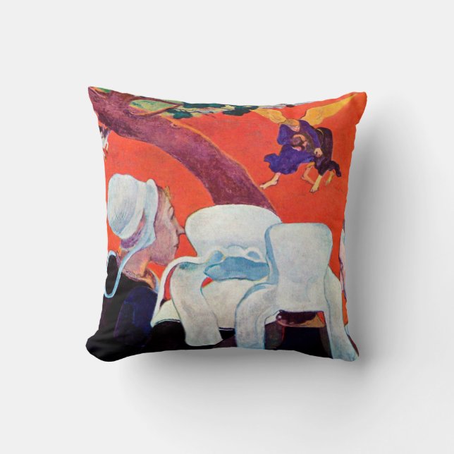 Jacob Wrestling med ängeln, Gauguin Kudde (Framsida)