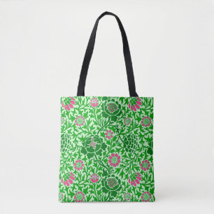 Jacobean Blommigt, Emerald and Lime Green Tygkasse