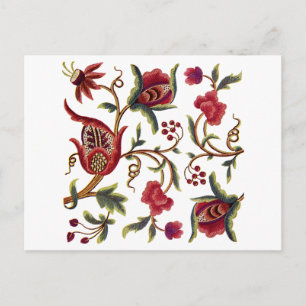 Jacobean Embroidery Vykort