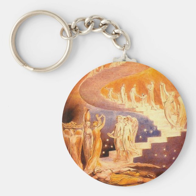 Jacob's Dream by William Blake Nyckelring (Framsidan)