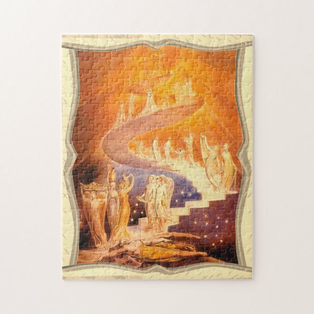 Jacob's Dream by William Blake Pussel (Vertikal)