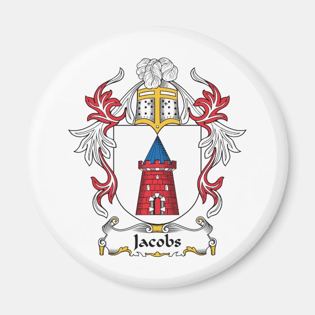 Jacobs Family Crest Magnet (Framsidan)
