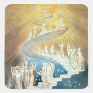 Jacob's Ladder Fyrkantigt Klistermärke