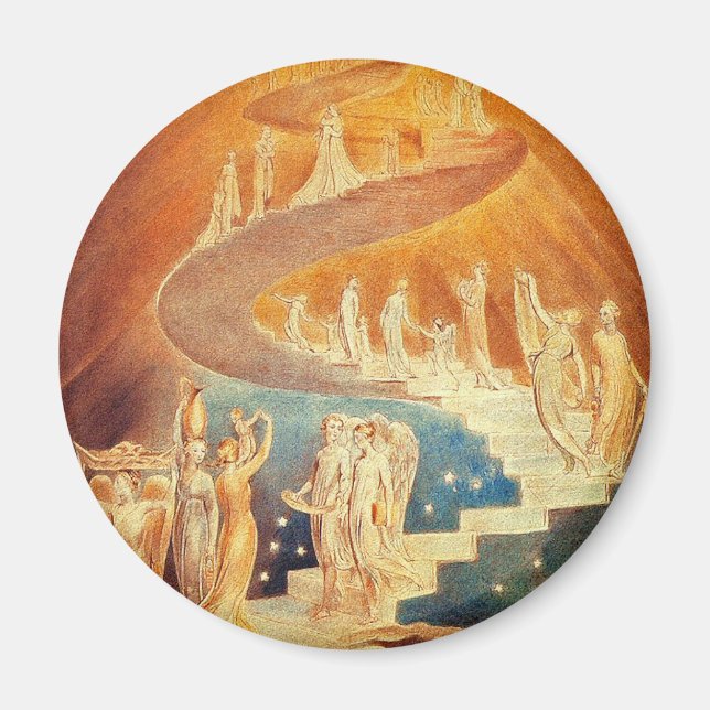 Jacob's Ladder - William Blake Magnet (Framsidan)