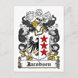 Jacobsen Family Crest Vykort
