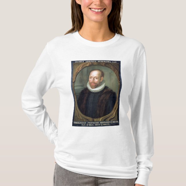 Jacobus Arminius, professor av teologin T Shirt (Framsida)