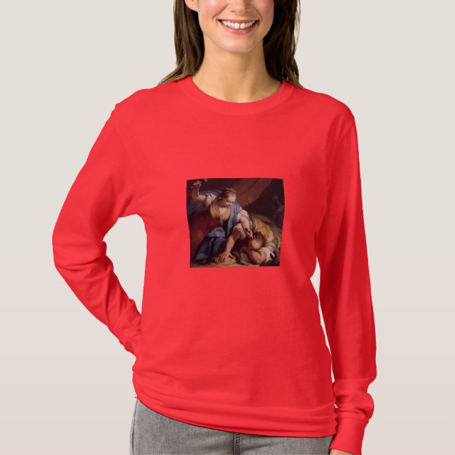 Jacopo Amigoni, Jael och Sisera, konstskjorta T-shirt (Framsida)