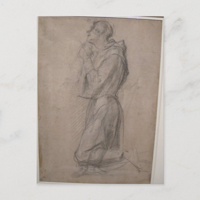 Jacopo Pontormo- Saint Francis Vykort (Framsida)