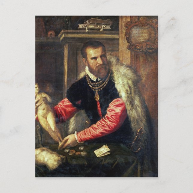Jacopo Strada art expert Vykort (Framsida)