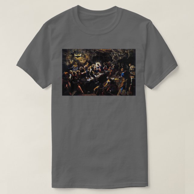 Jacopo Tintoretto Last Supper Tintoretto T Shirt (Design framsida)