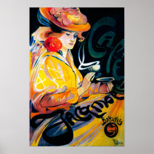 Jacqmotte Caf � Vintage PosterEurope Poster