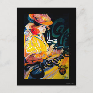 Jacqmotte Caf � Vintage PosterEurope Vykort