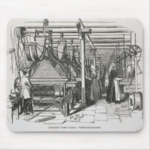 Jacquard driver vävstolar (gravyr) musmatta