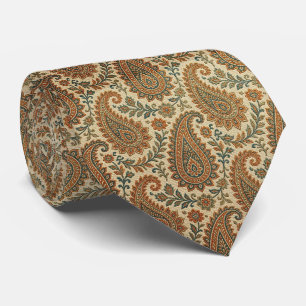 Jacquard Falsksilke Lyx Paisley Herrens Slips