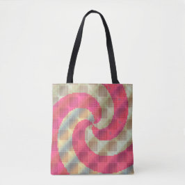 Jacquard stickmönster tygkasse