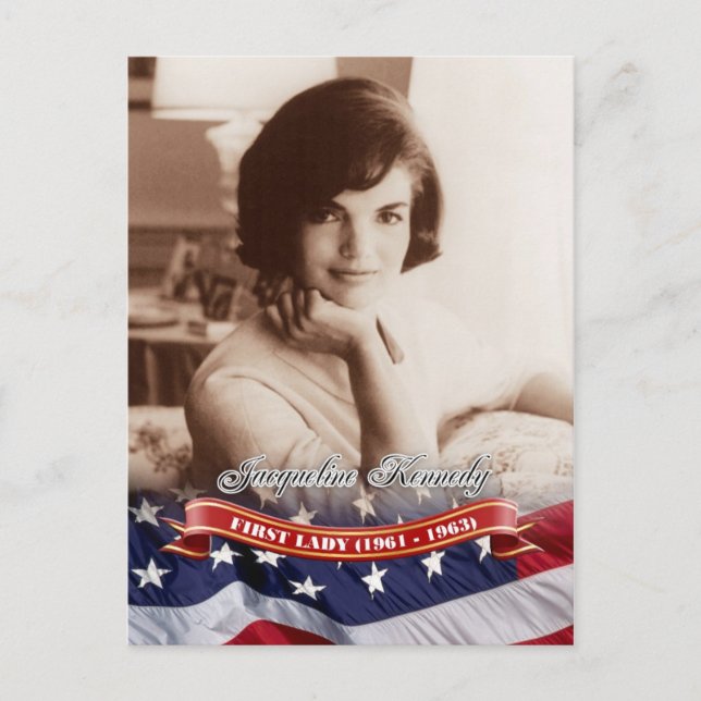 Jacqueline Kennedy, First Dam i USA Vykort (Framsida)