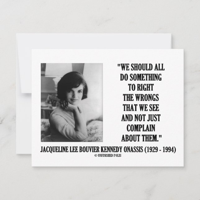 Jacqueline Kennedy Höger the Wrongs Composite Quot (Framsida)