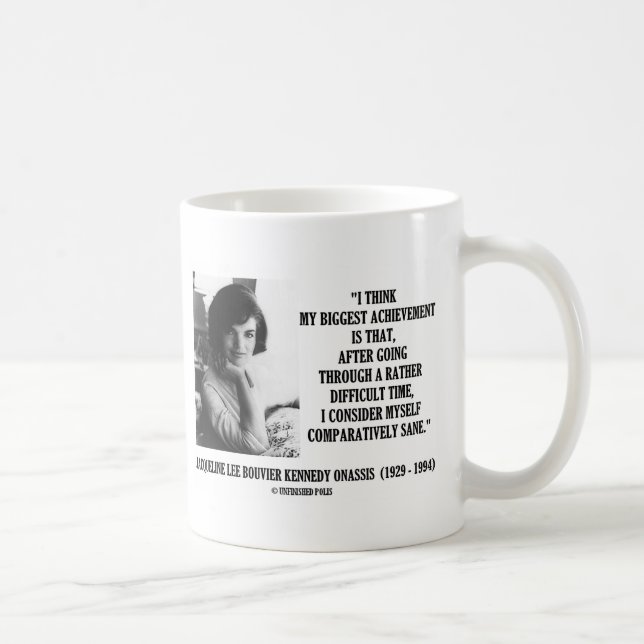 Jacqueline Kennedy jämförelsevis förnuftigt Kaffemugg (Höger)