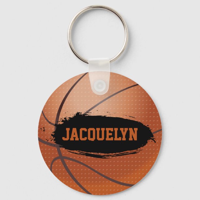 Jacquelyn Grunge Basketball Nyckelring / Nyckelrin (Framsida)