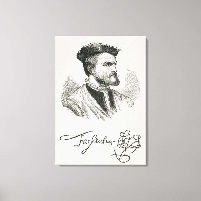 Jacques Cartier Canvastryck (Framsida)