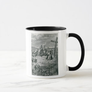 Jacques Cartier inställning - upp en kor på Gasp Mugg
